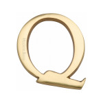 M Marcus Heritage Brass Letter Q - Pin Fix 51mm